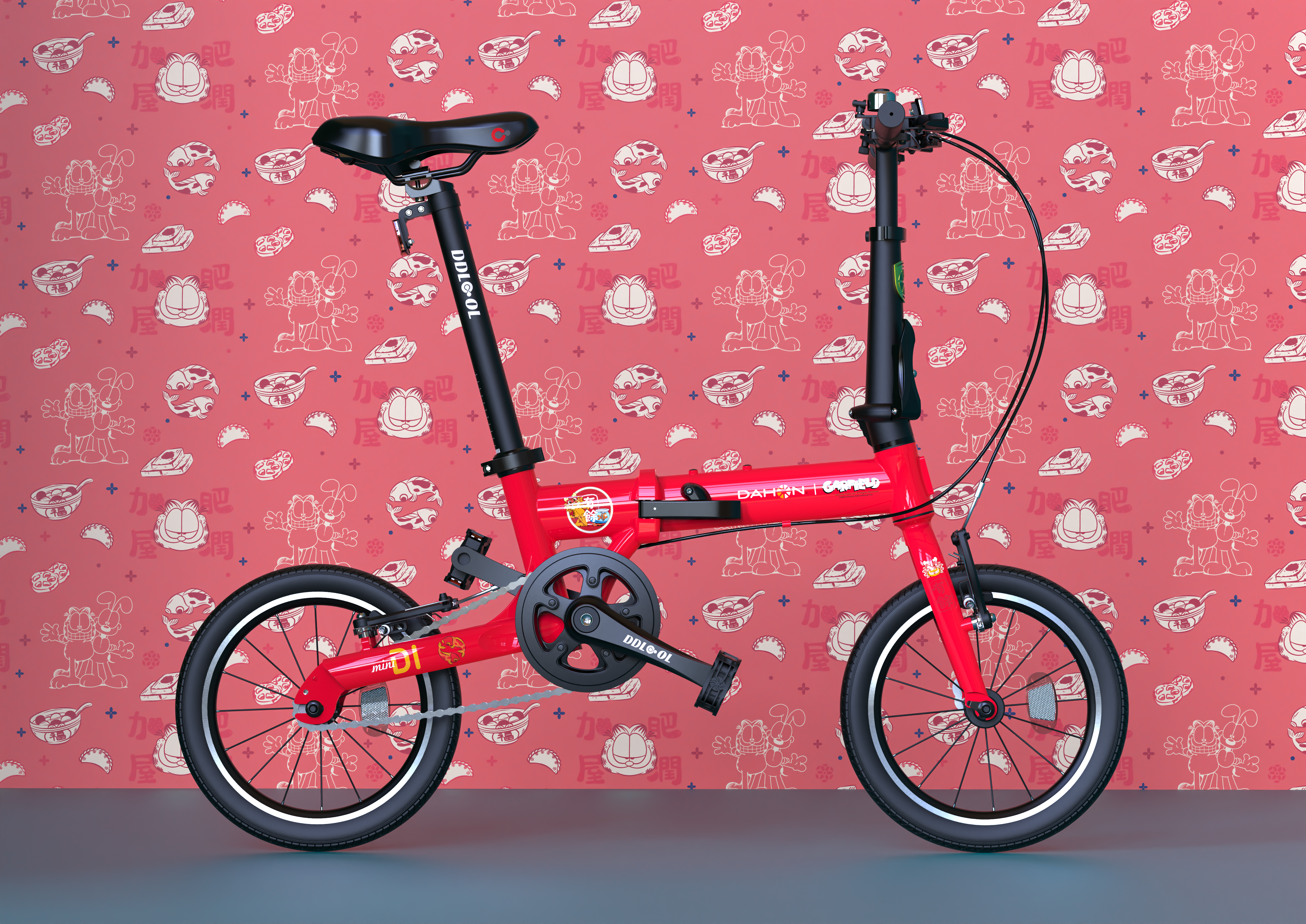 Garfield in the Year of the Dragon，Garfield，Big Line Bicycle，Year of the Dragon，