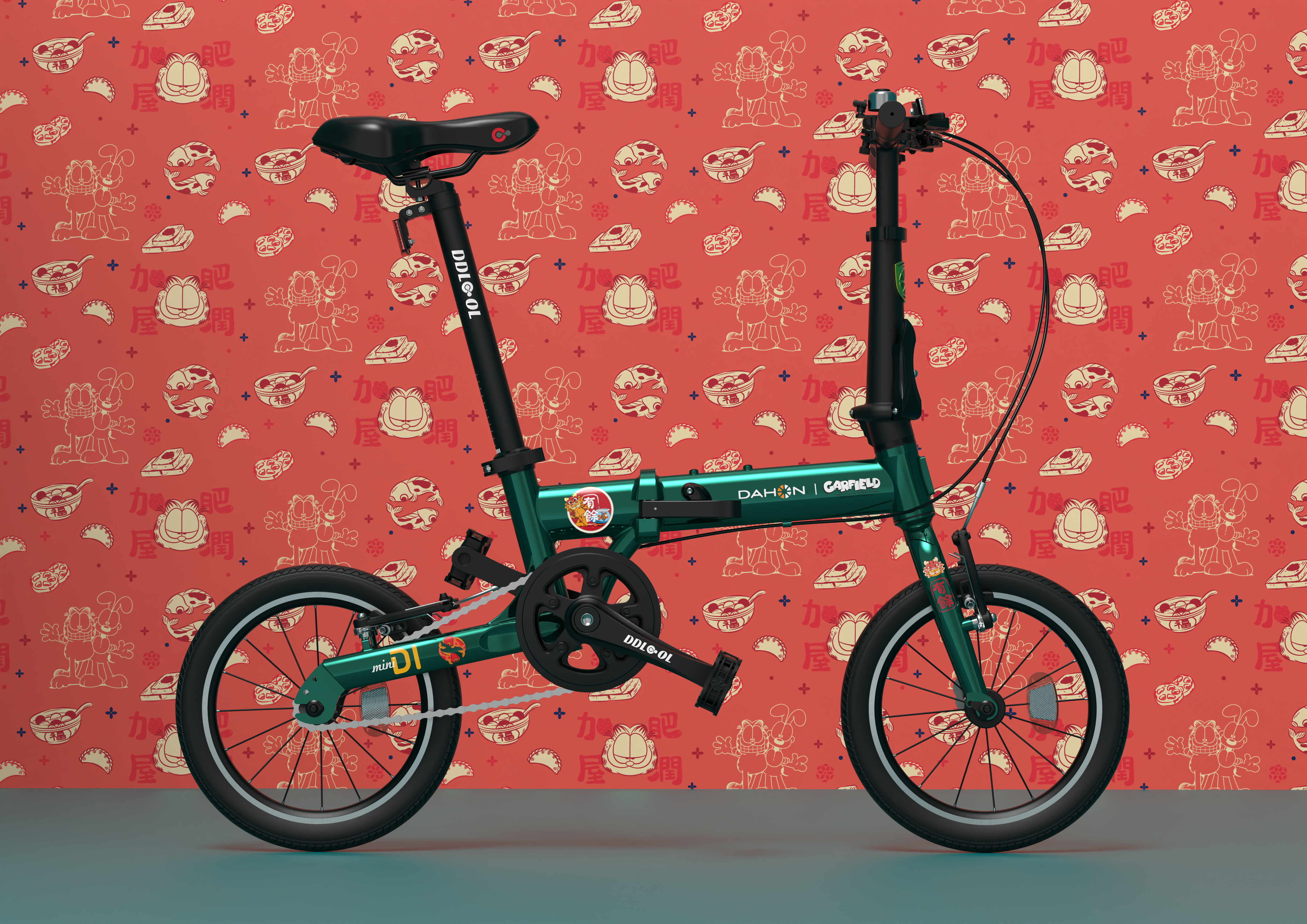 Garfield in the Year of the Dragon，Garfield，Big Line Bicycle，Year of the Dragon，