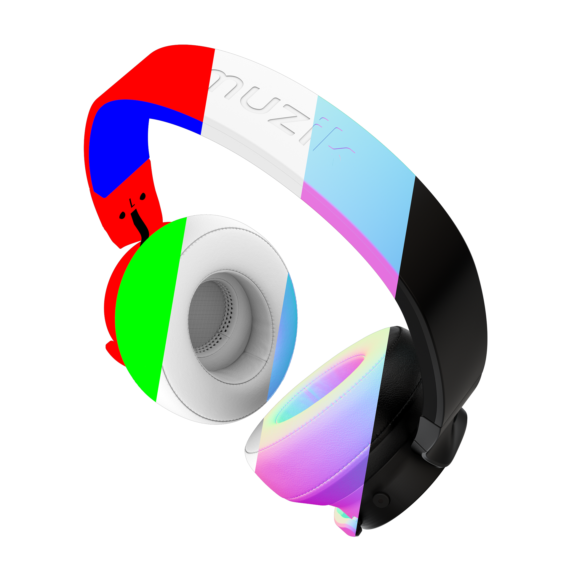 Music One，Headphones，product design，3D modeling，