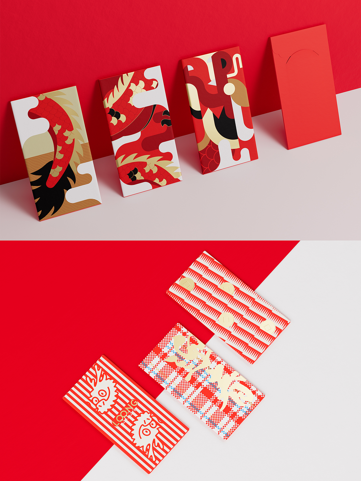 Red envelope, red envelope design, profit is the seal design, original, creative，