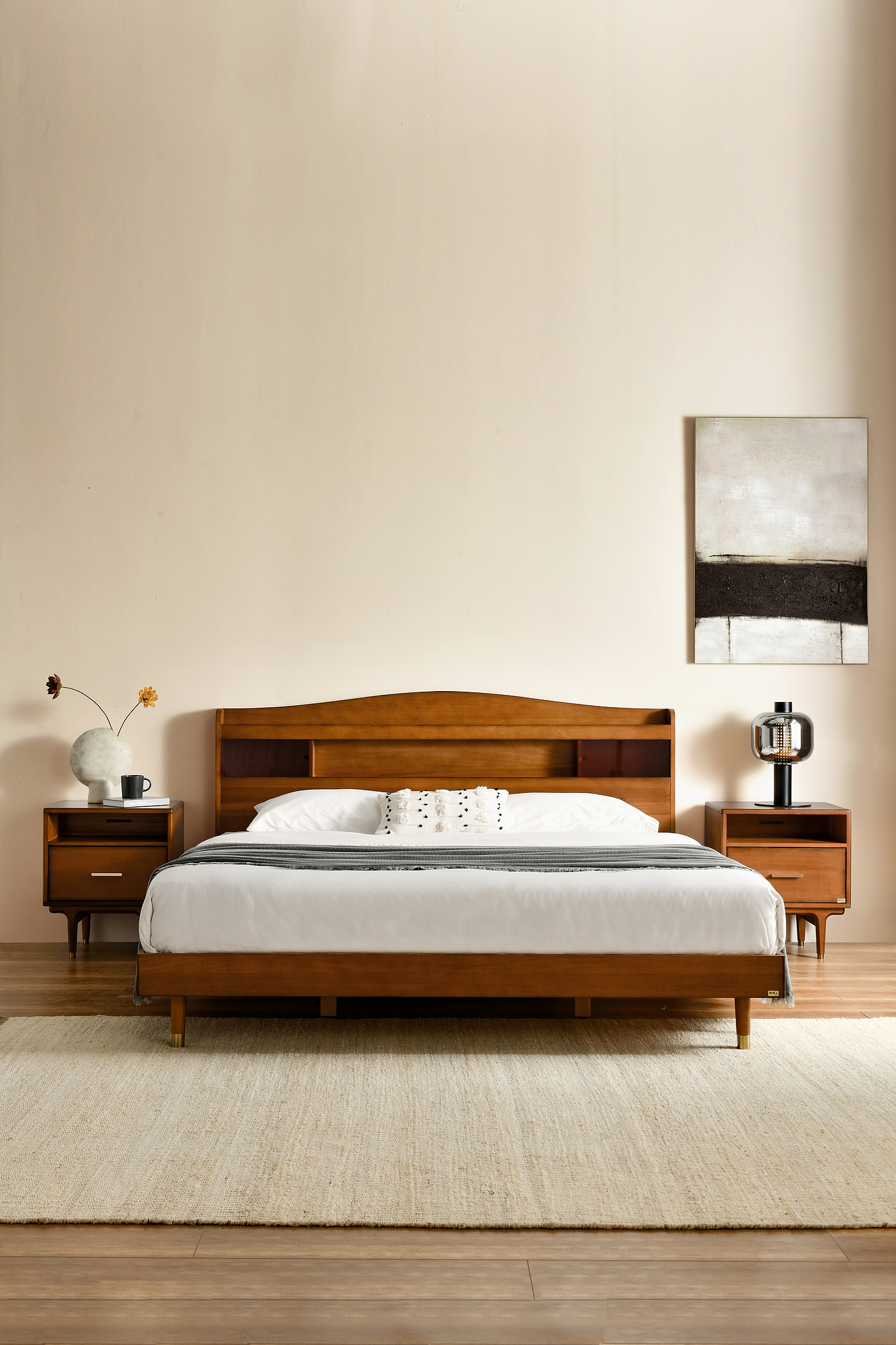 Vintage · Solid Wood · Bed，Vintage · Solid Wood · Bed，