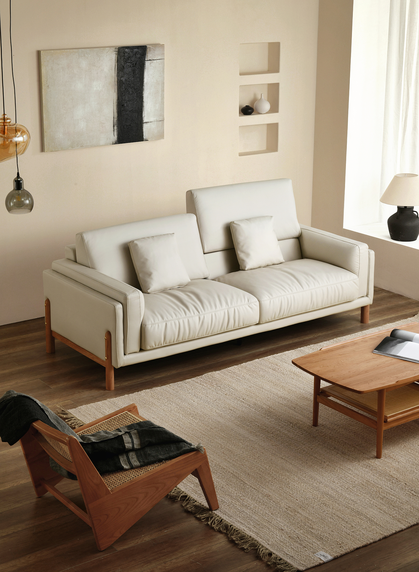 Retro · Soft · Sofa，Vintage · Soft · Solid Wood · Sofa，