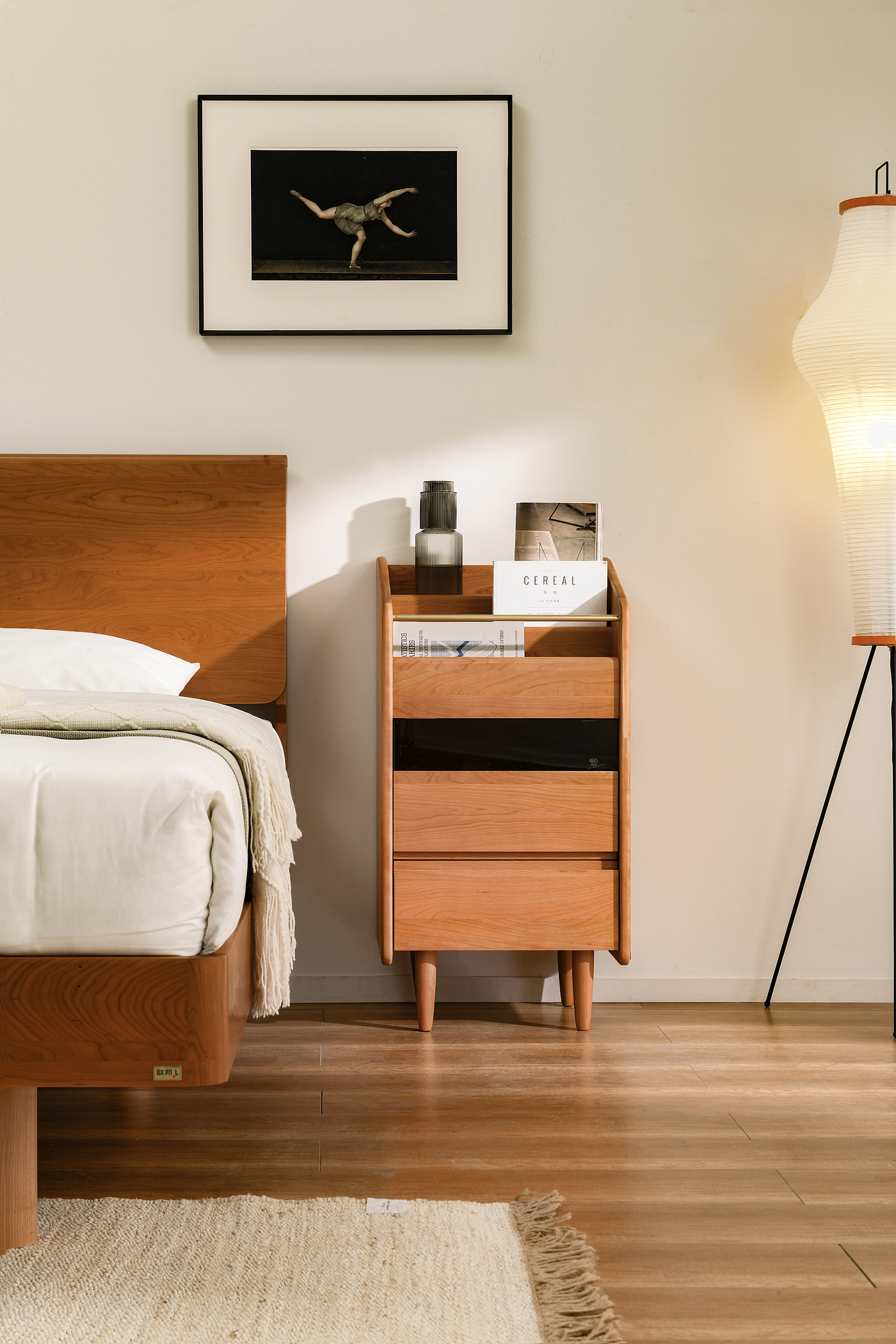Vintage · Solid Wood · Side Cabinet，