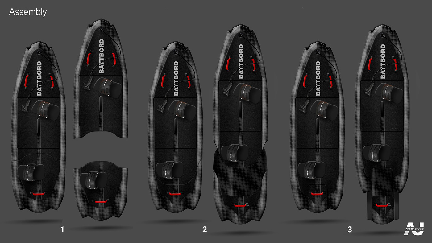 BATTBOARD，Electric surfboard，Outdoor equipment，originality，