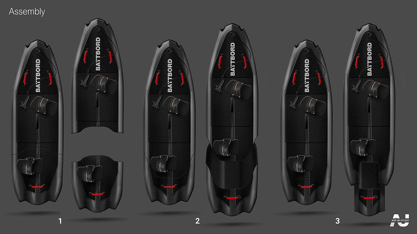 BATTBOARD，Electric surfboard，Outdoor equipment，originality，