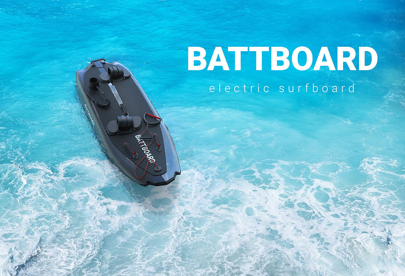 BATTBOARD，电动冲浪板，户外装备，创意，