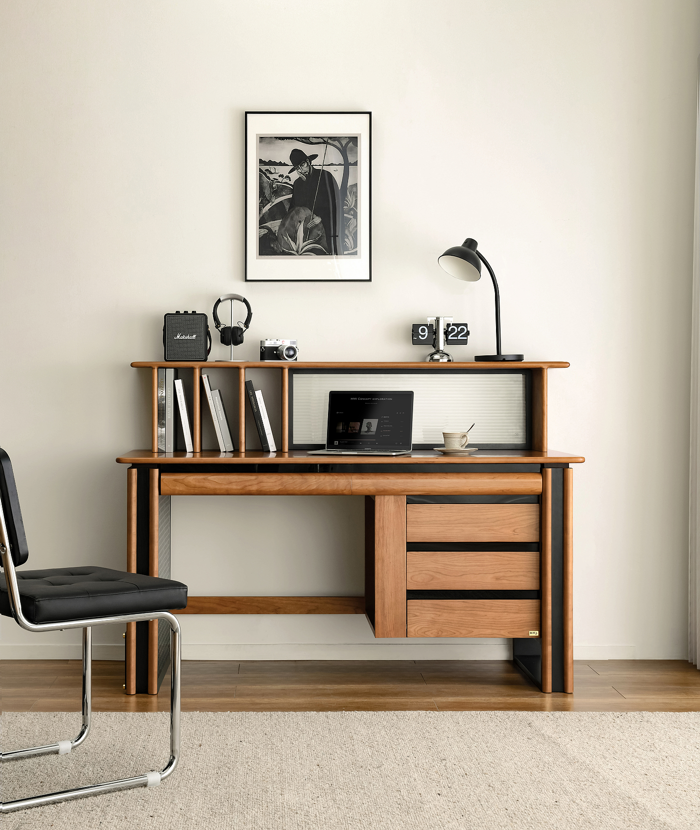 Vintage · Solid Wood · Desk，
