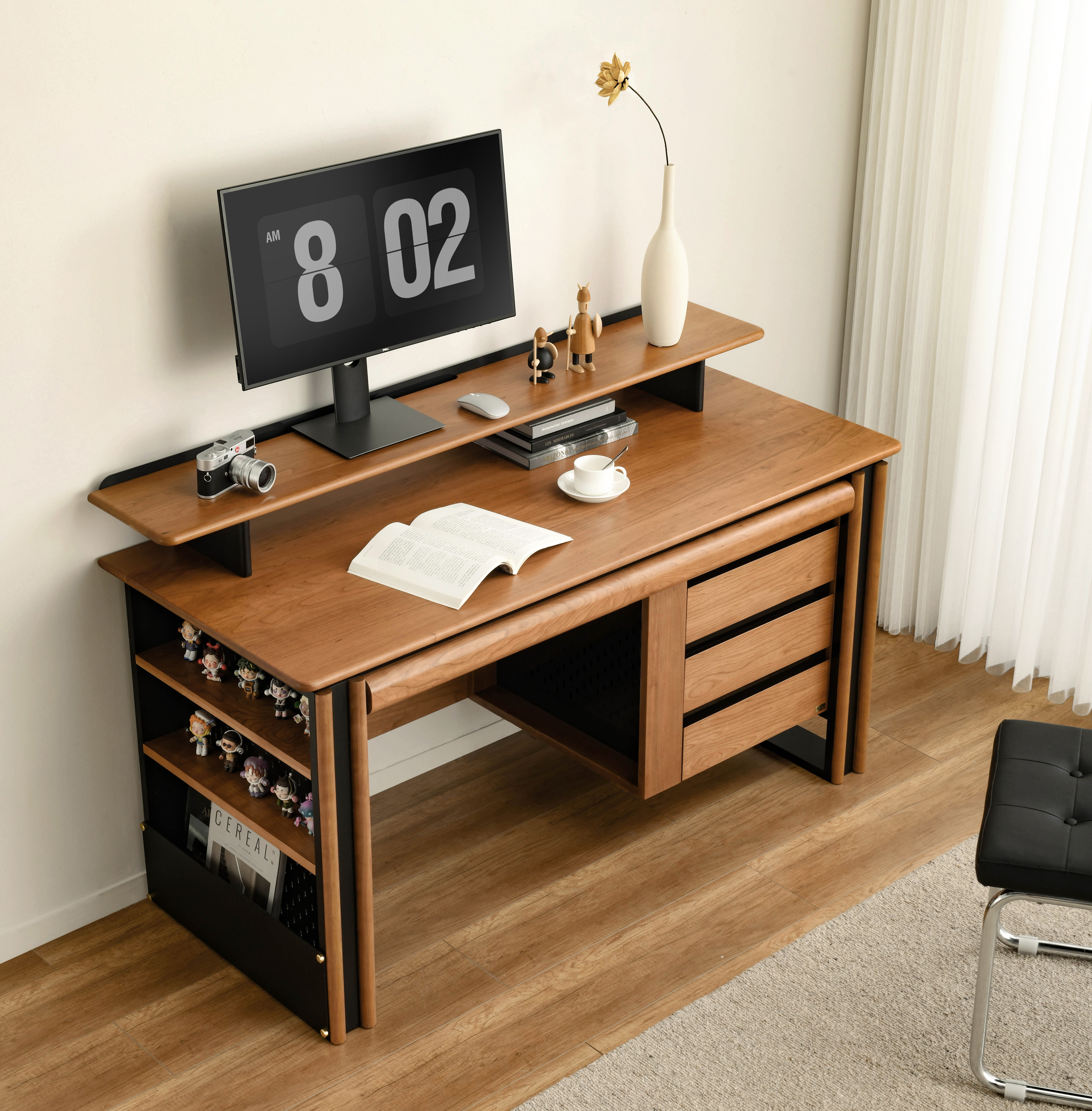 Vintage · Solid Wood · Desk，