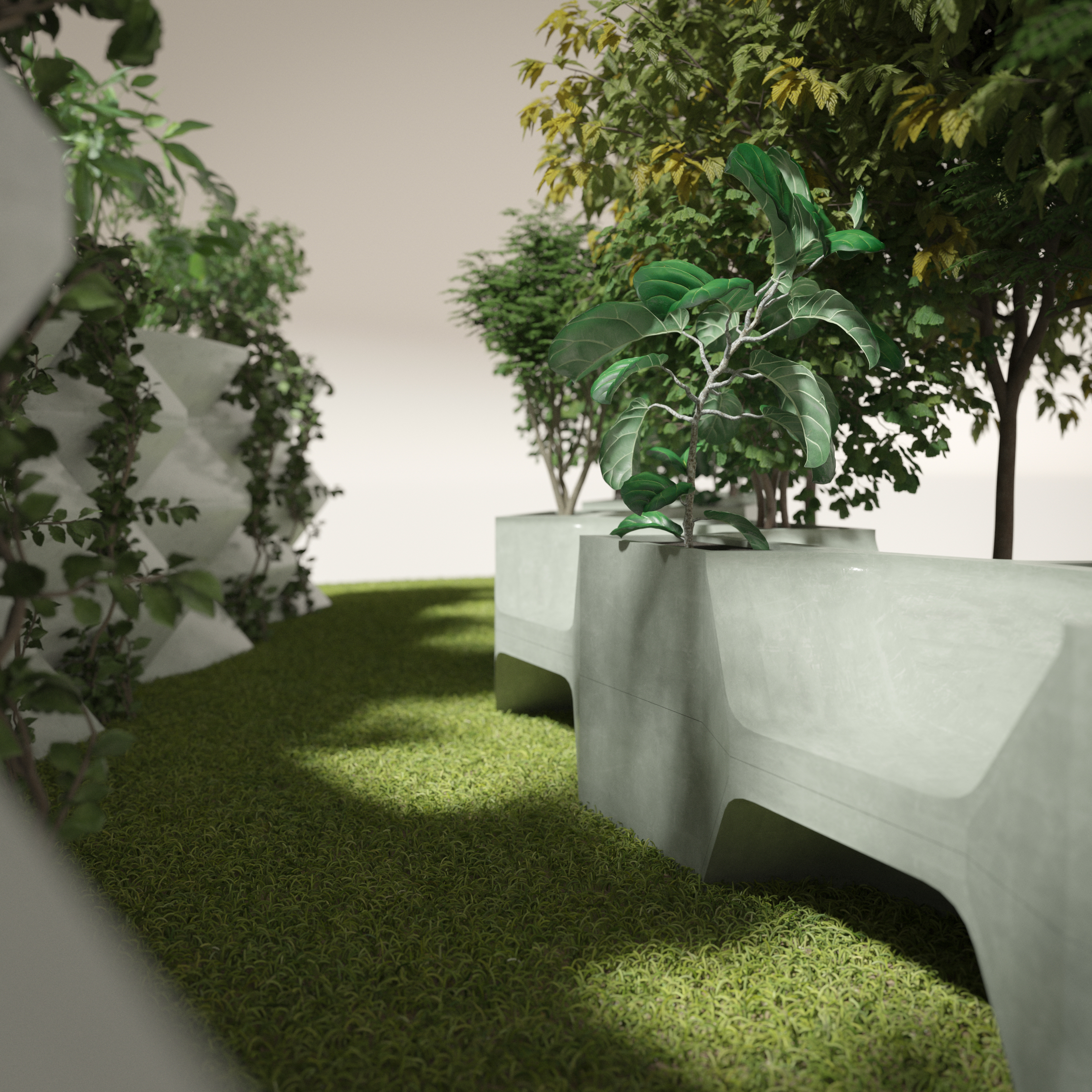 Design，outdoors，garden，system，modularization，