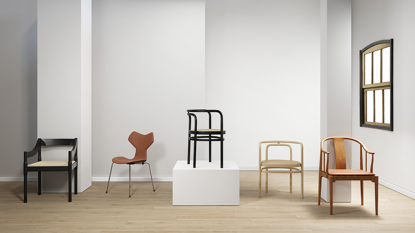 设计，椅子，Poul Kjærholm，精致，优雅，
