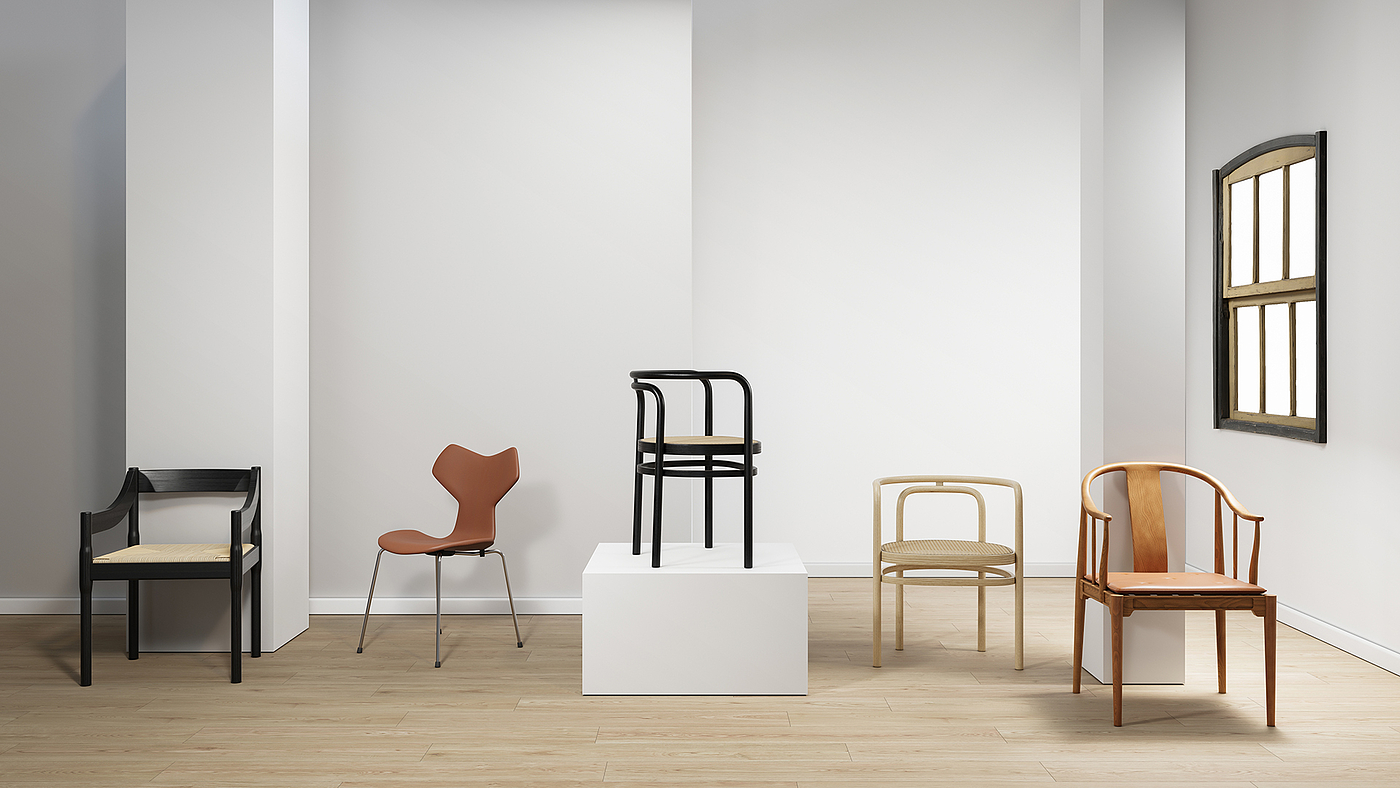 Design，chair，Poul Kjærholm，delicate，grace，