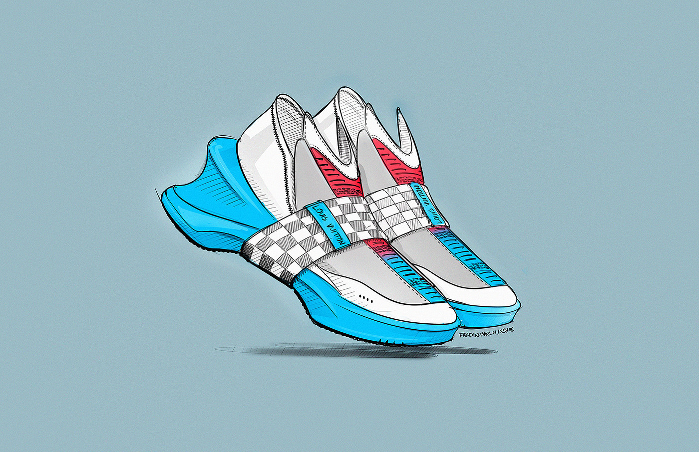 shoes，sketch，product design，fashion，