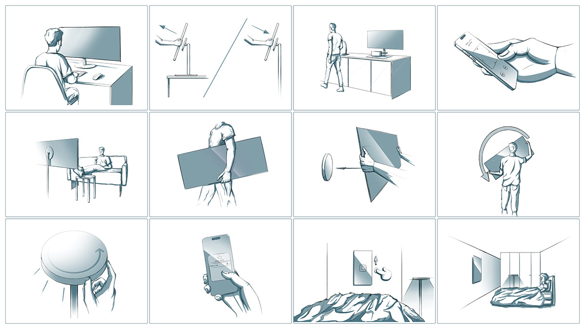 Philips，television，industrial design，concept，