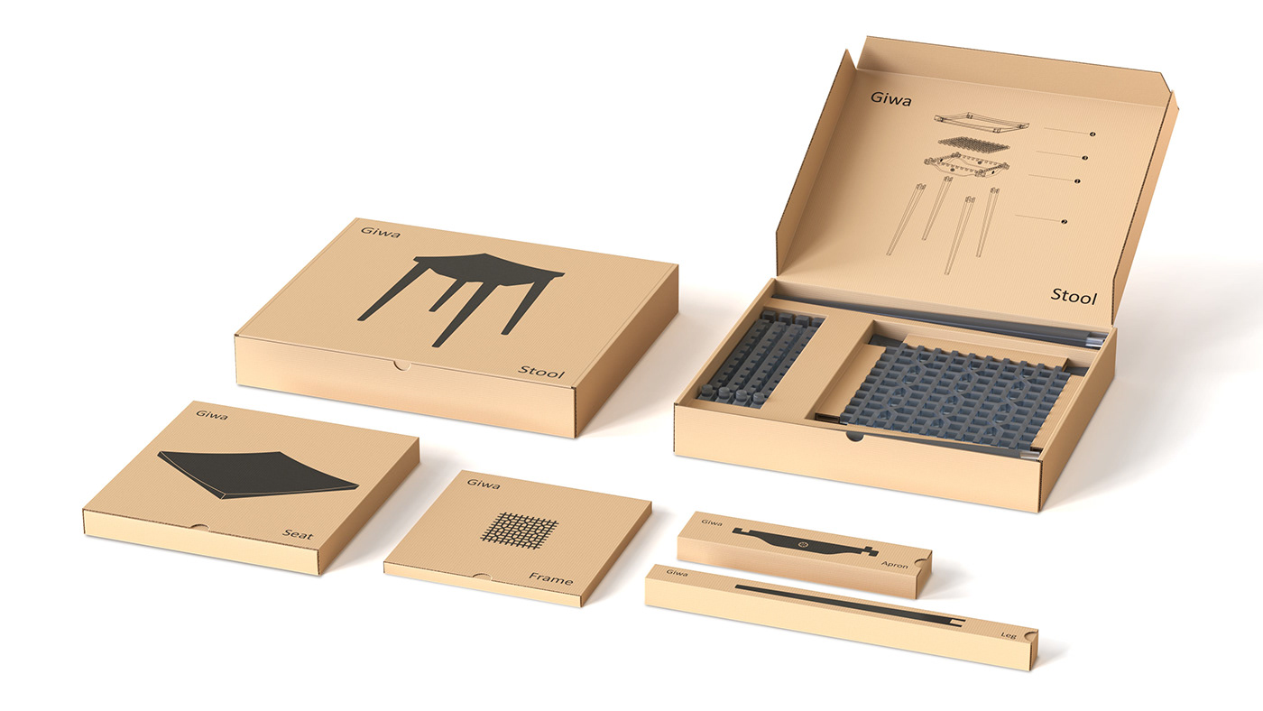 Giwa，industrial design，stool，Interior design，the republic of korea，