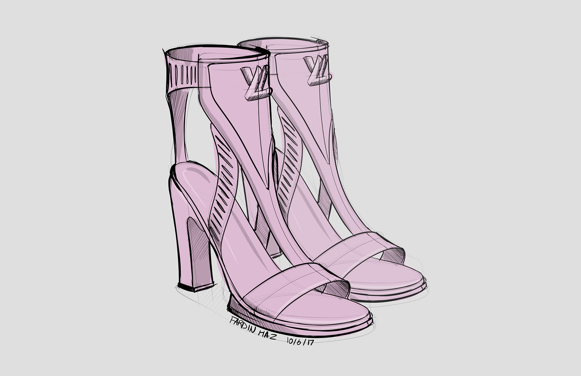 shoes，sketch，product design，fashion，