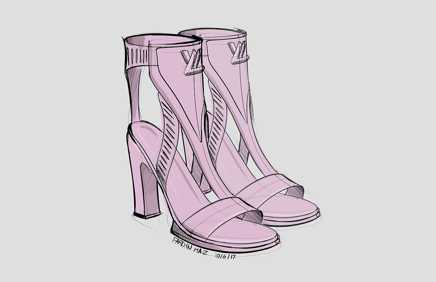shoes，sketch，product design，fashion，