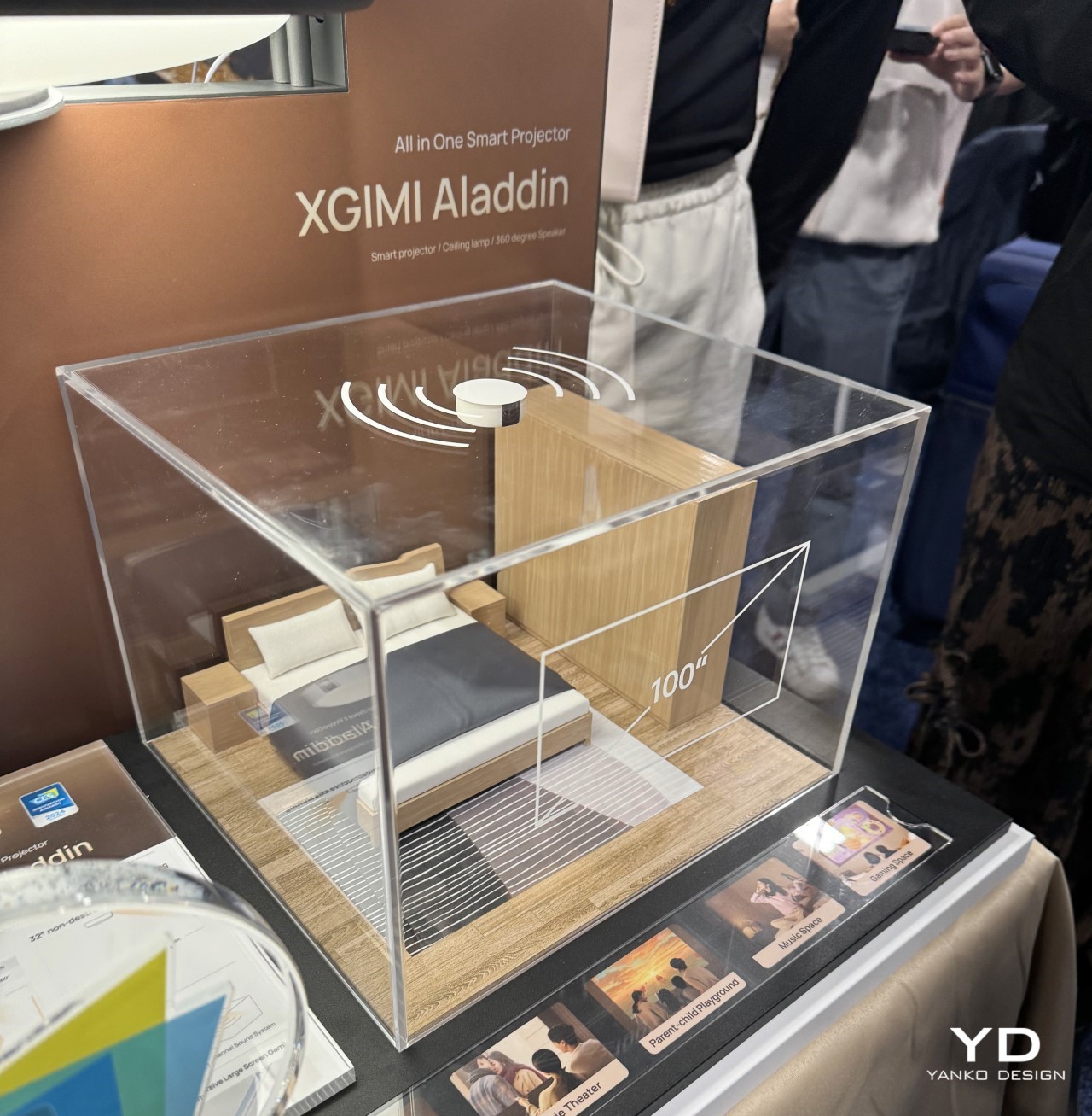 Projector，speaker，Ceiling lamp，product design，multi-function，Xgimi，