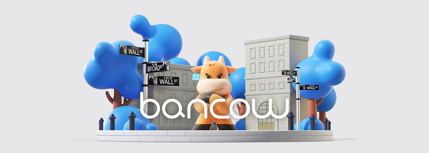 c4d，3D角色，Character，设计，Bancow，图形，牛，