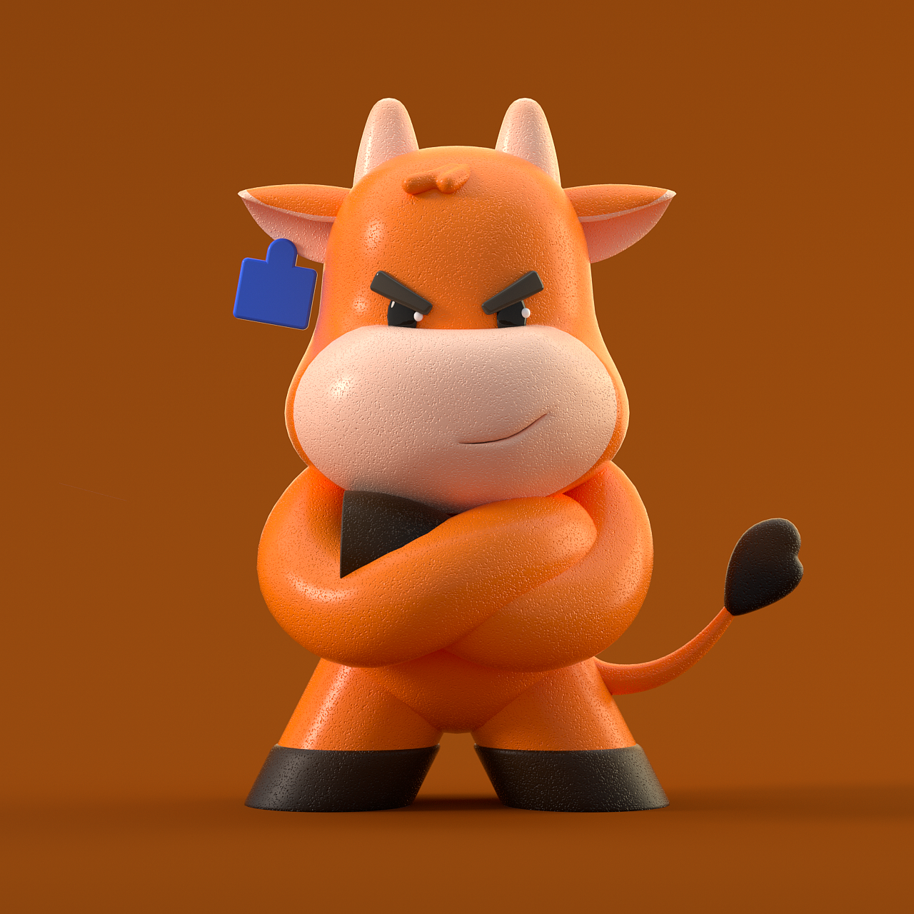 c4d，3D角色，Character，设计，Bancow，图形，牛，