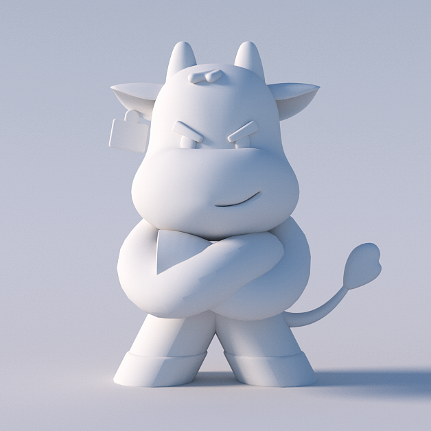 c4d，3D角色，Character，设计，Bancow，图形，牛，