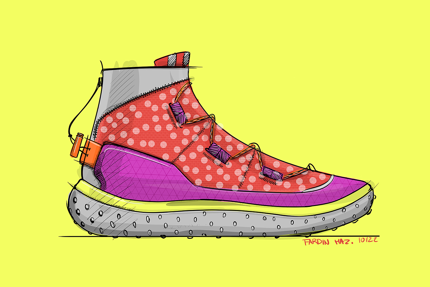 shoes，sketch，product design，fashion，