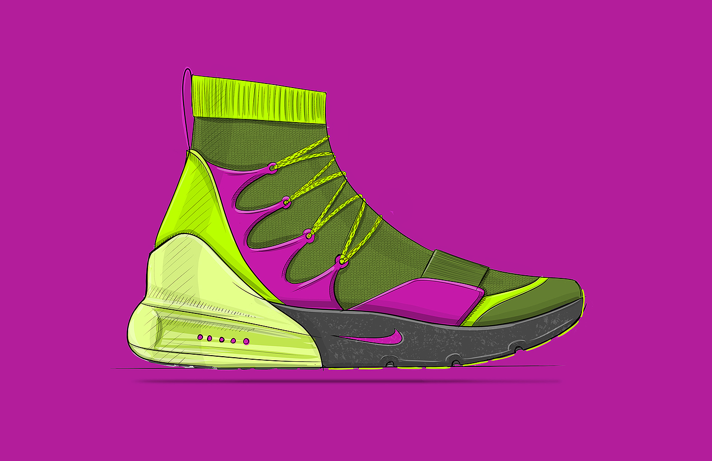 shoes，sketch，product design，fashion，