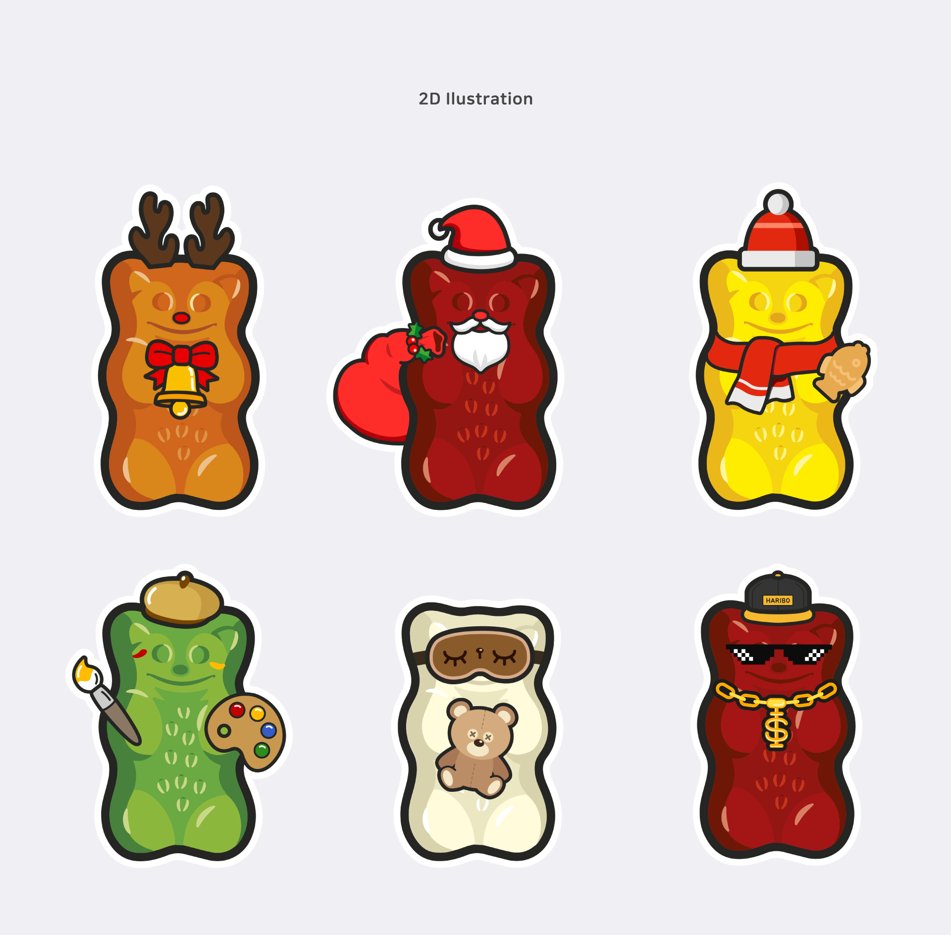 Goldberen，media，HARIBO，Design，Model，3d，source material，