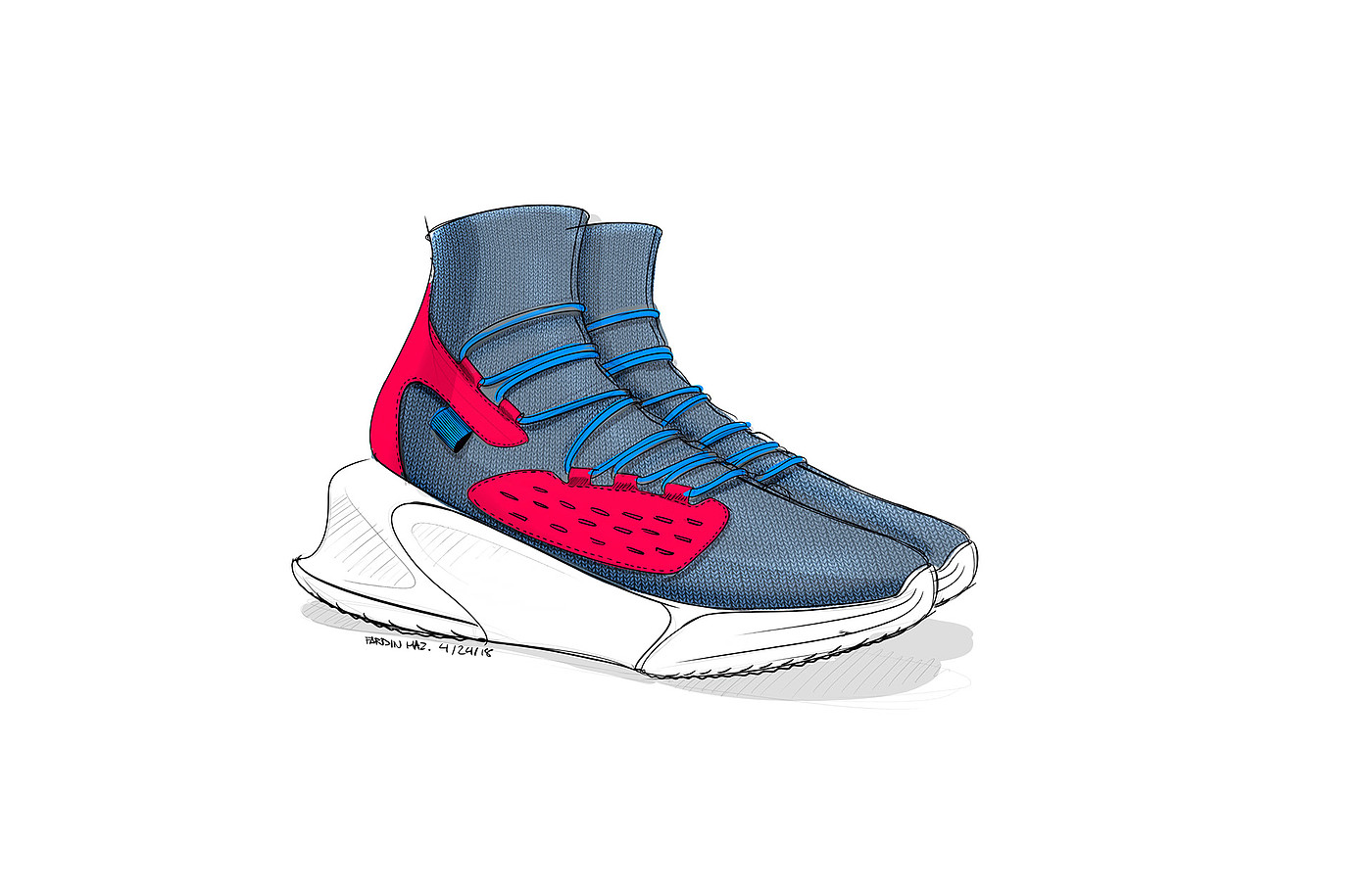shoes，sketch，product design，fashion，