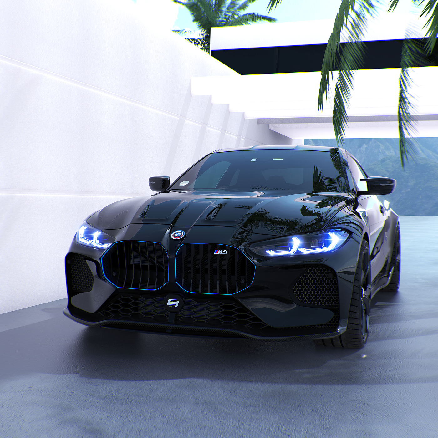 bmw，汽车，模型，交通工具，3d，设计，