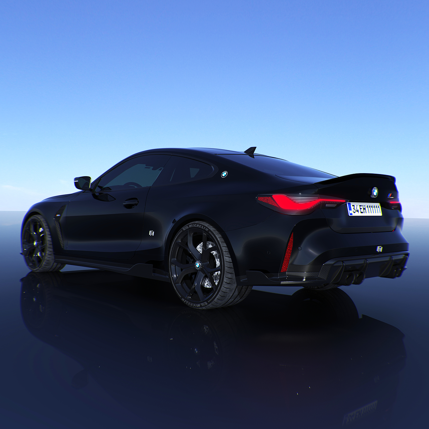 bmw，汽车，模型，交通工具，3d，设计，