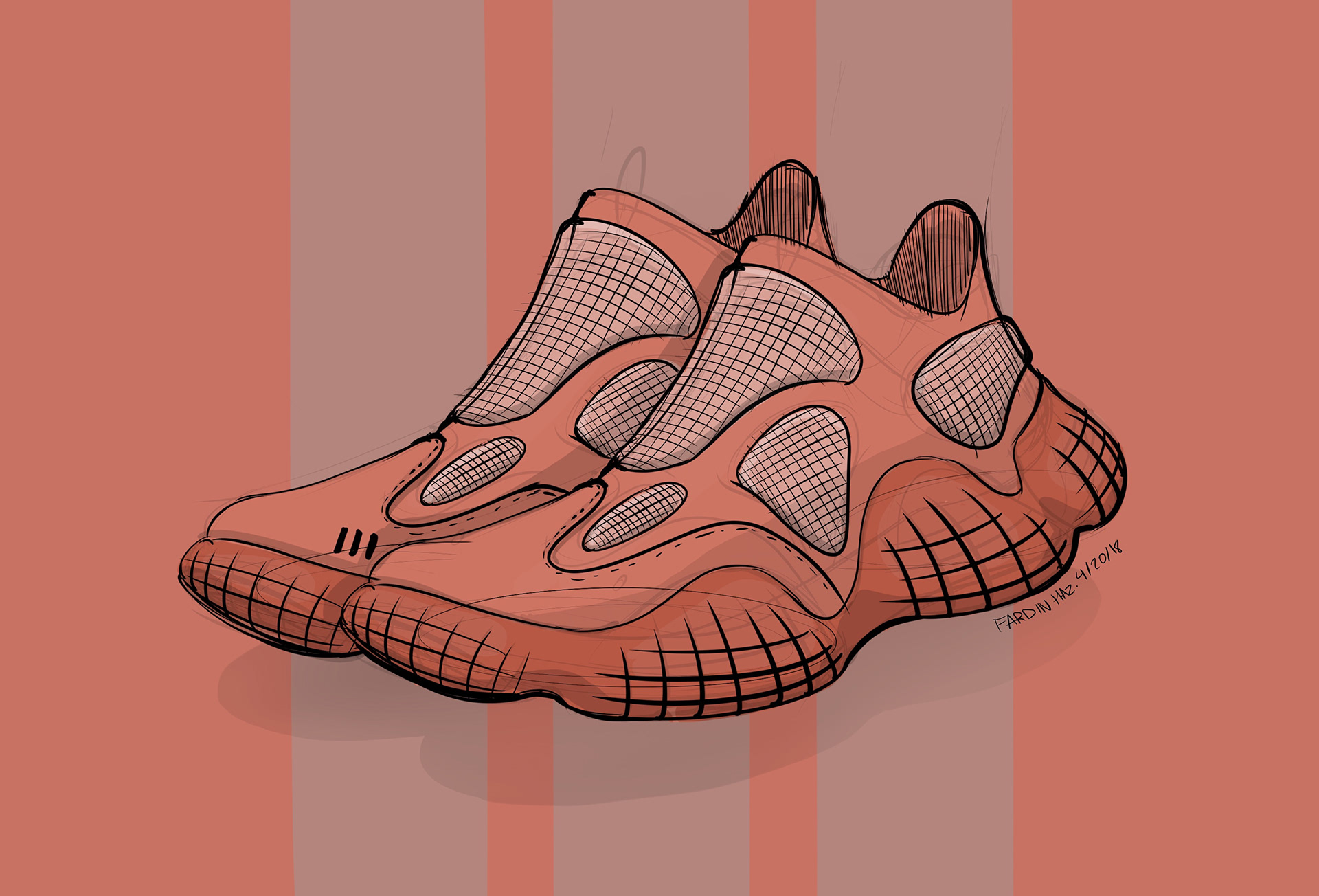 shoes，sketch，product design，fashion，