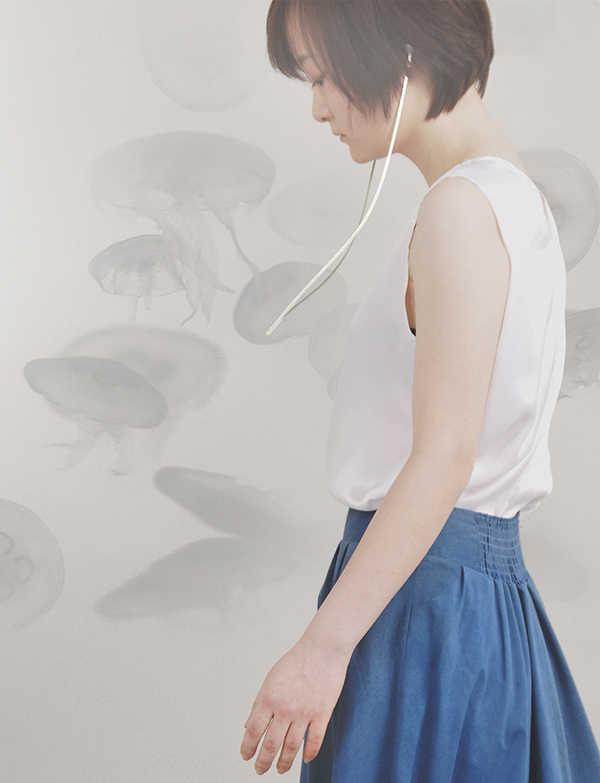 product design，headset，white，