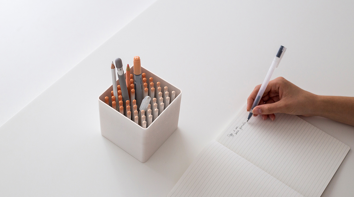 pen container，product，product design，Design，Desktop products，pen，