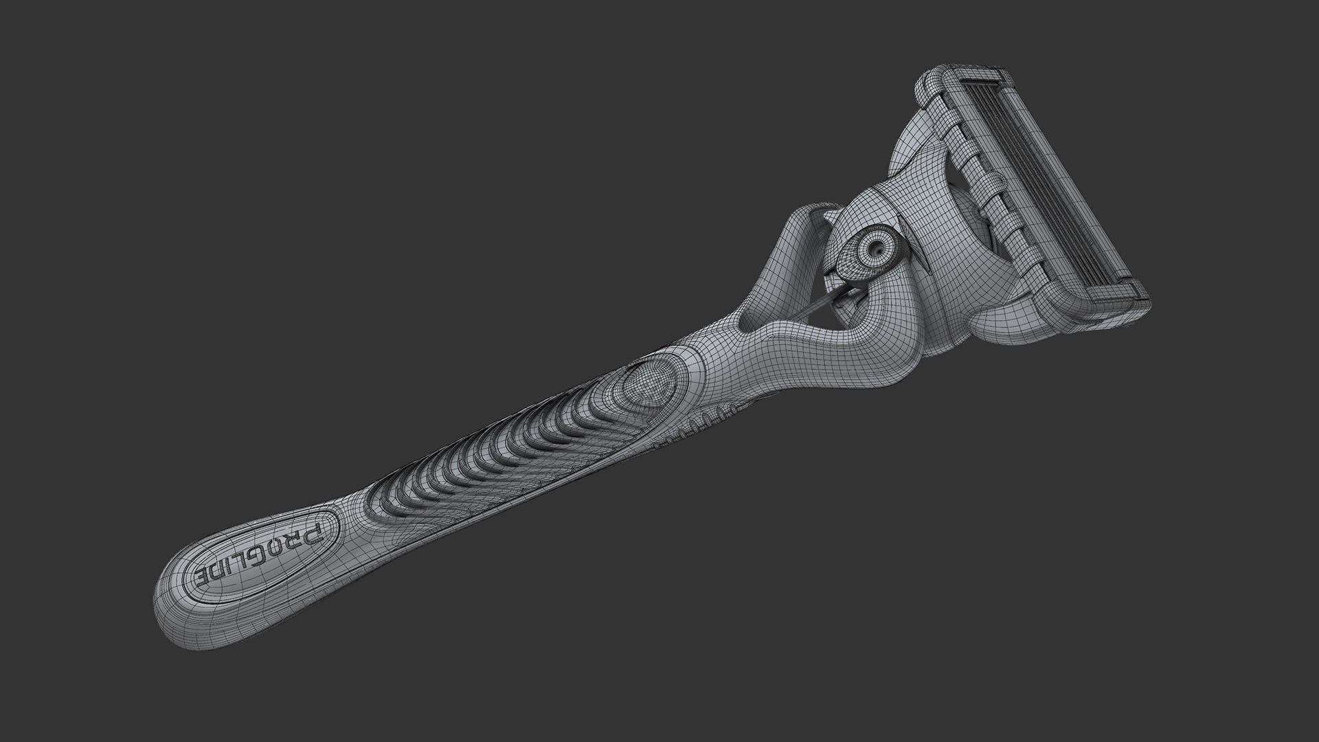 GILLETTE，razor，3D modeling，