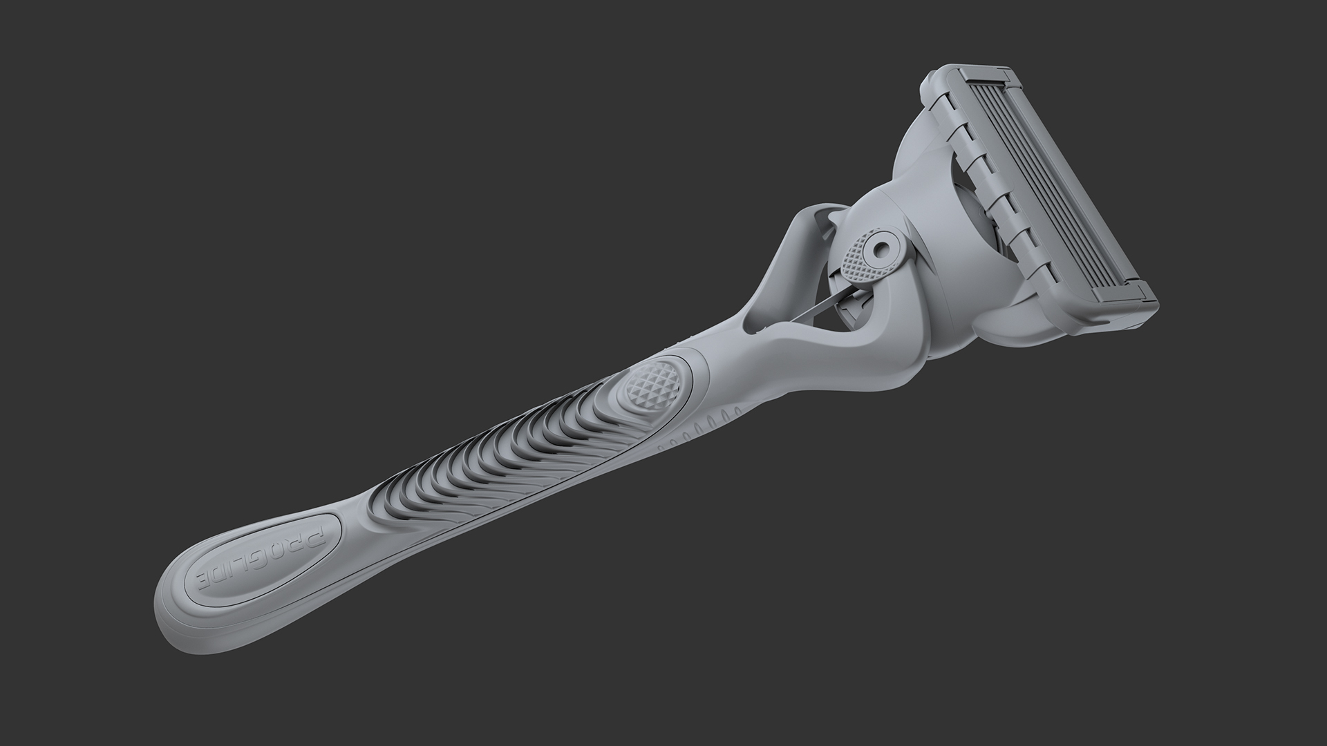 GILLETTE，razor，3D modeling，