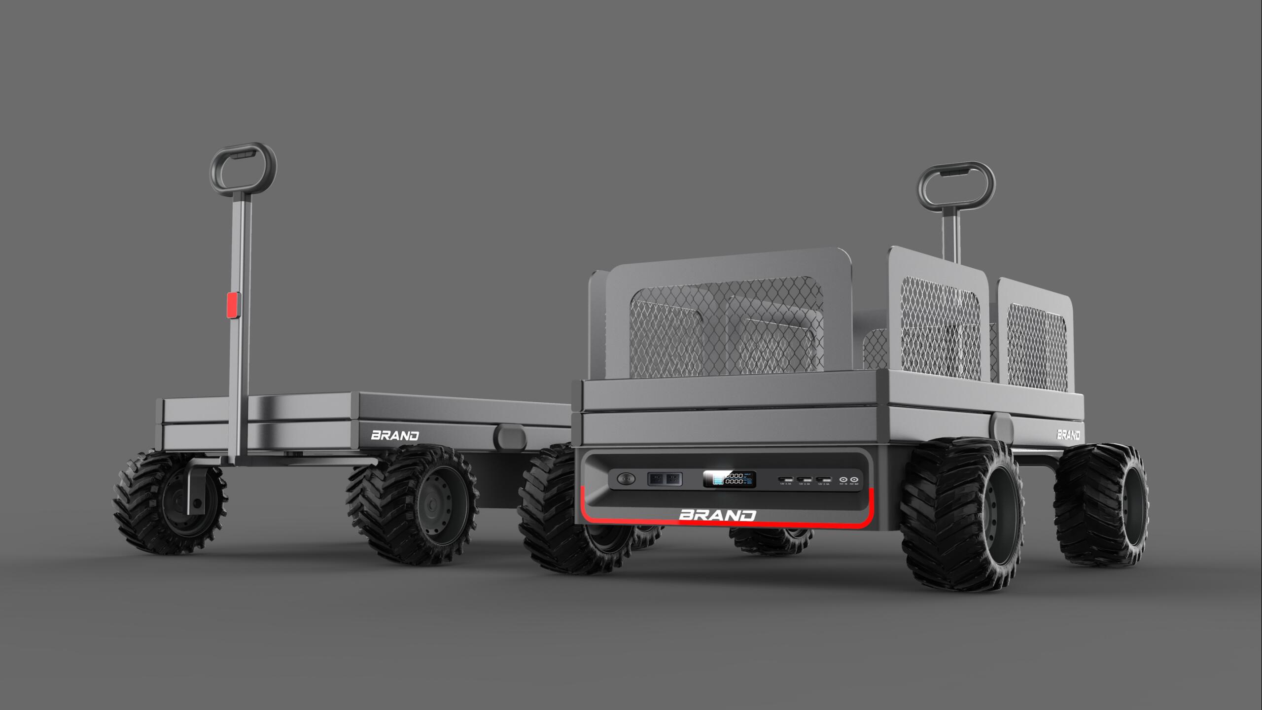 outdoors，Small trailer，Small electric trailer，vehicle，Vehicle，