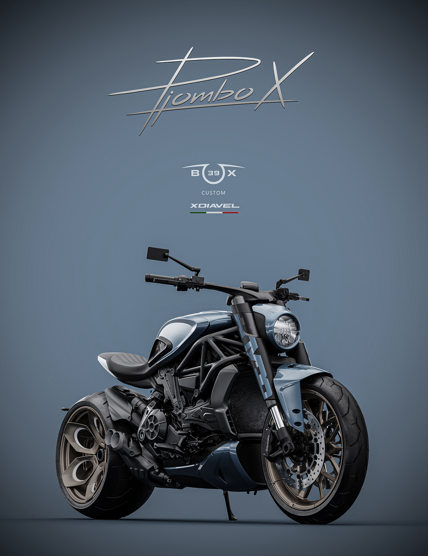 PIOMBO，vehicle，motorcycle，originality，