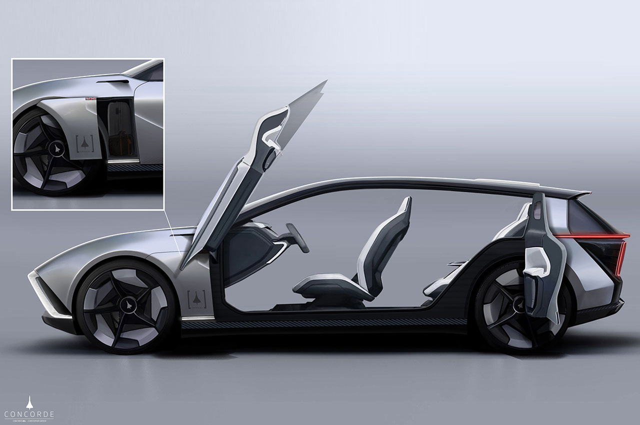 automobile，conceptual design，Concorde 20，electric vehicle，