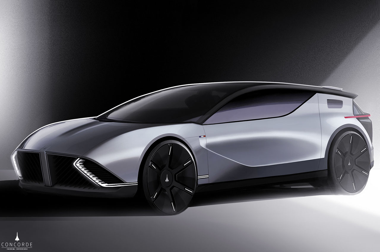 automobile，conceptual design，Concorde 20，electric vehicle，