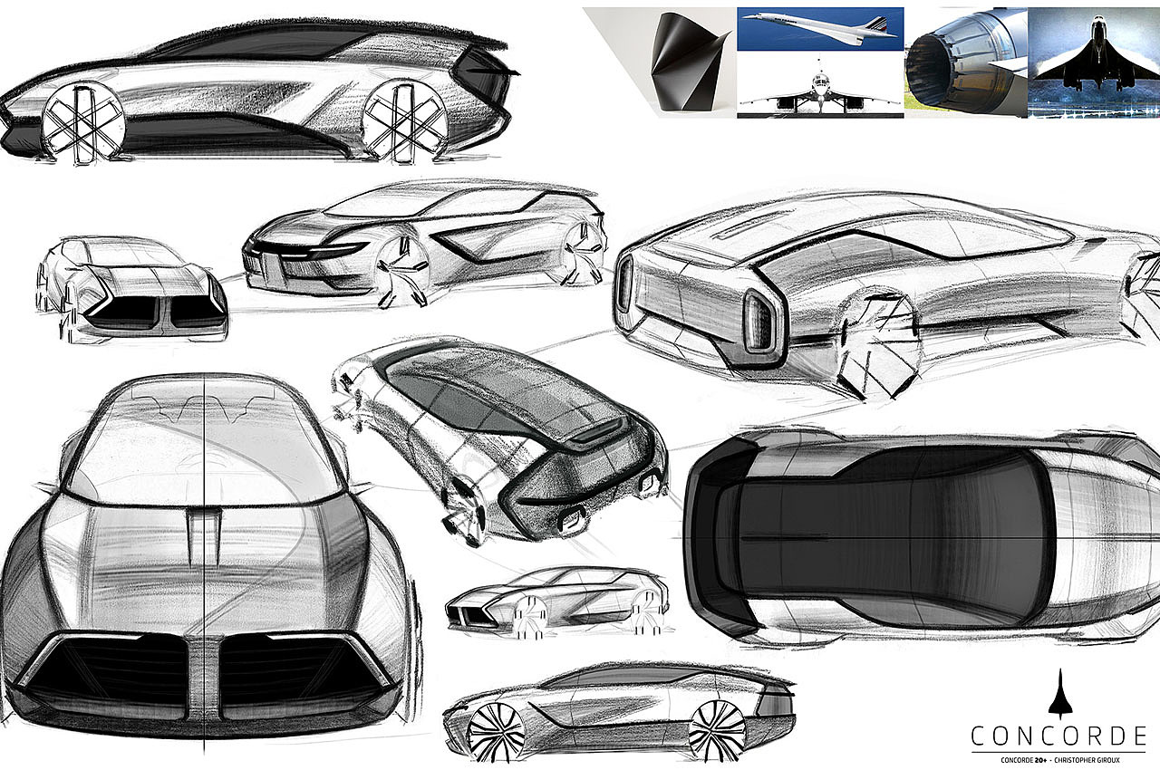 automobile，conceptual design，Concorde 20，electric vehicle，