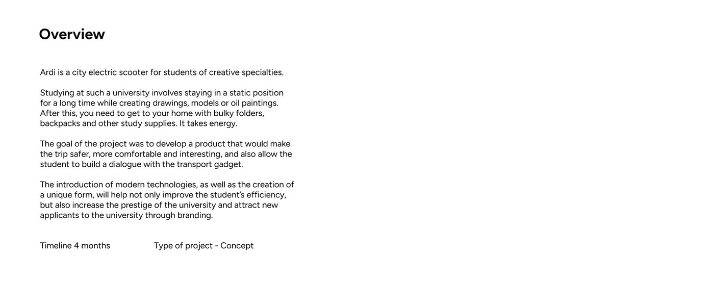 Scooter，ARDI，product design，