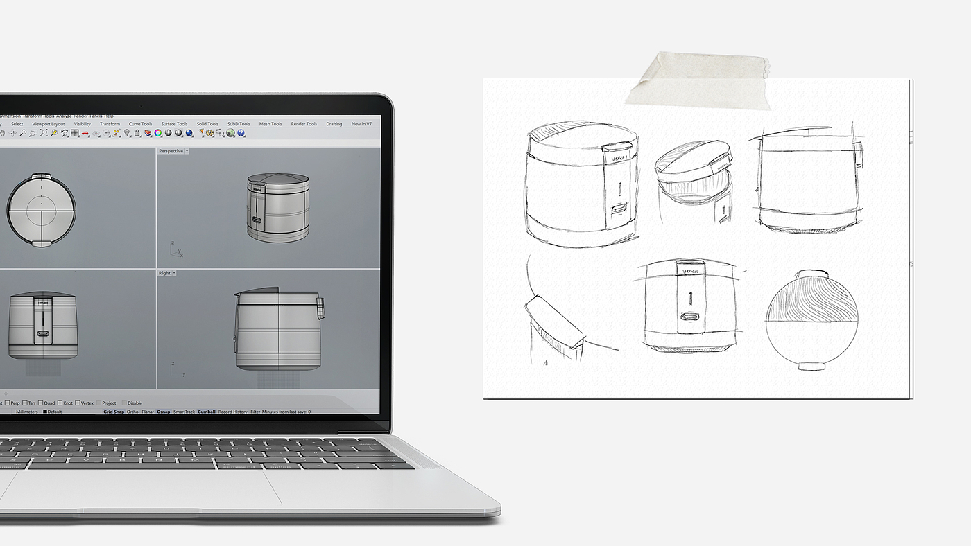 rice cooker，Design，Art，multi-function，