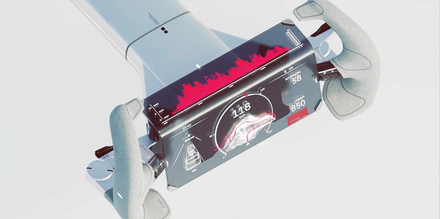 Steering wheel，science and technology，future，Design，ai，