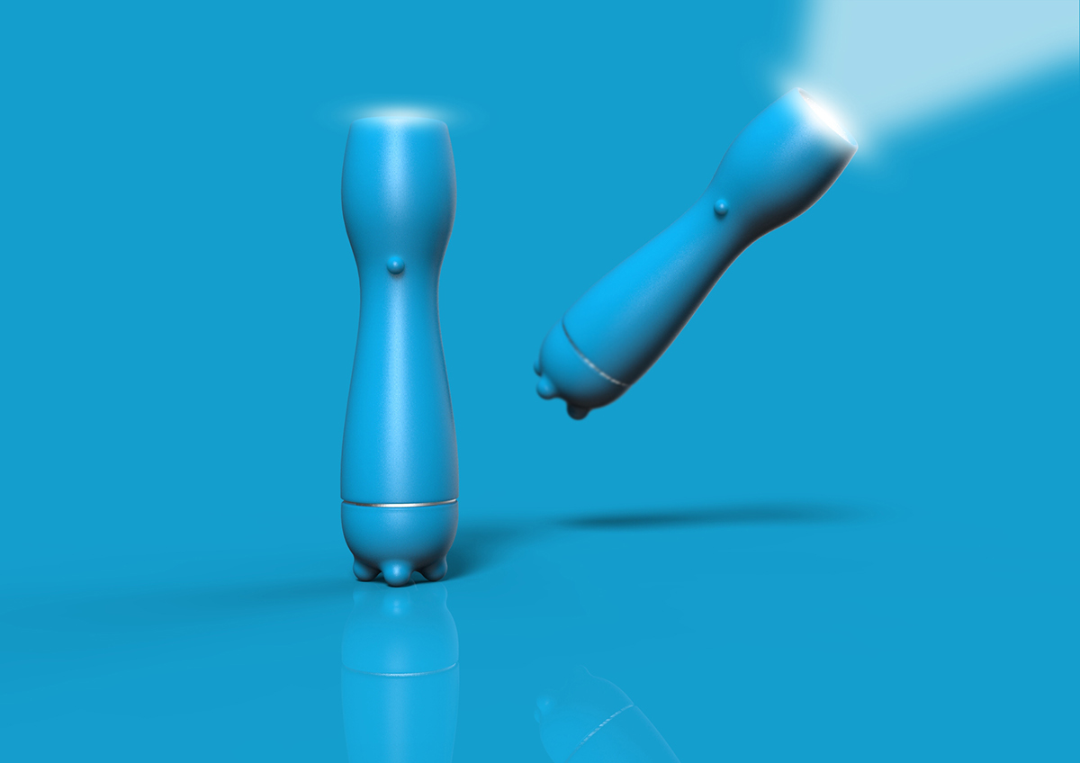 Flashlight，colour，puppy，rubber，