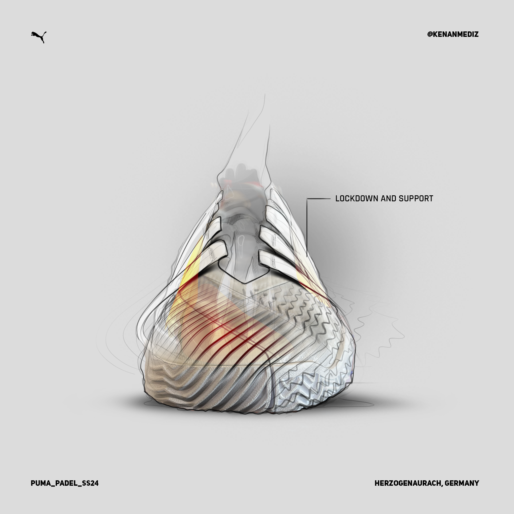 Cougar，sneakers，Design，Ergonomics，healthy，