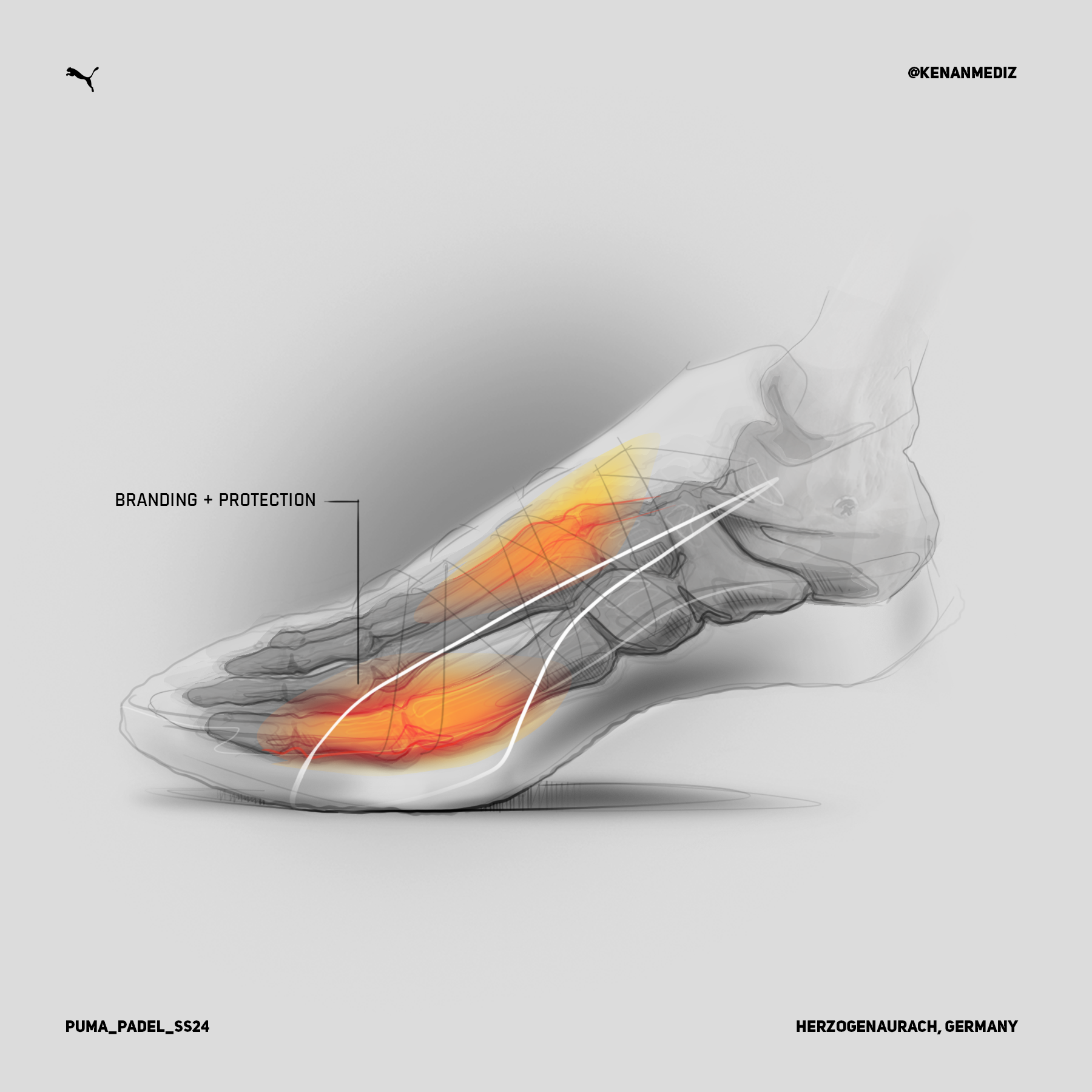 Cougar，sneakers，Design，Ergonomics，healthy，