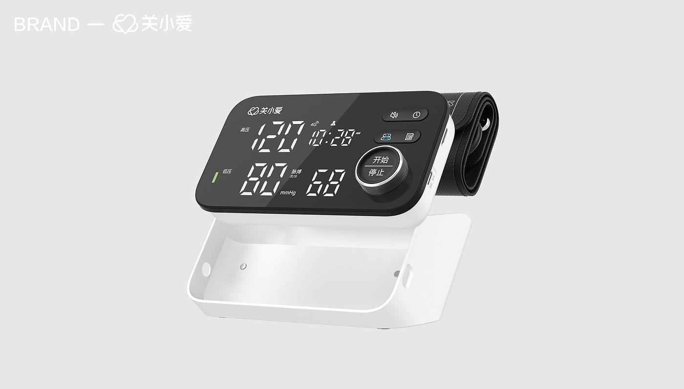 sphygmomanometer，Medical products，Consumer electronics，Simple design，product design，industrial design，Products for the elderly，Appearance design，