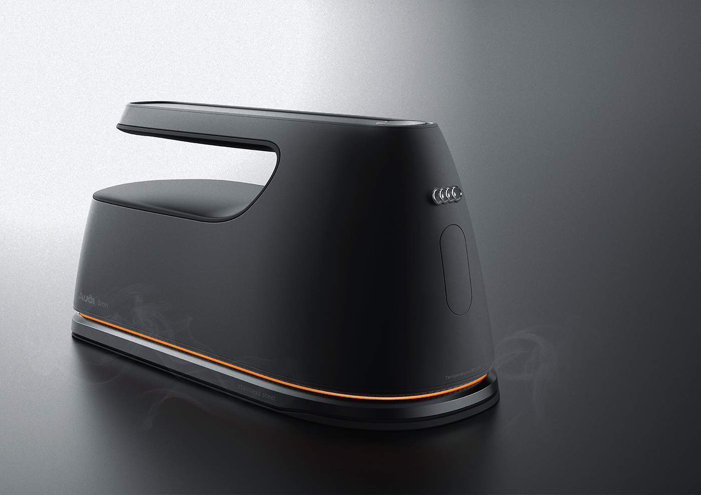 audi，Electric iron，household，black，brand，