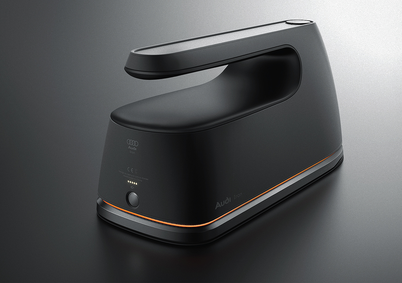 audi，Electric iron，household，black，brand，