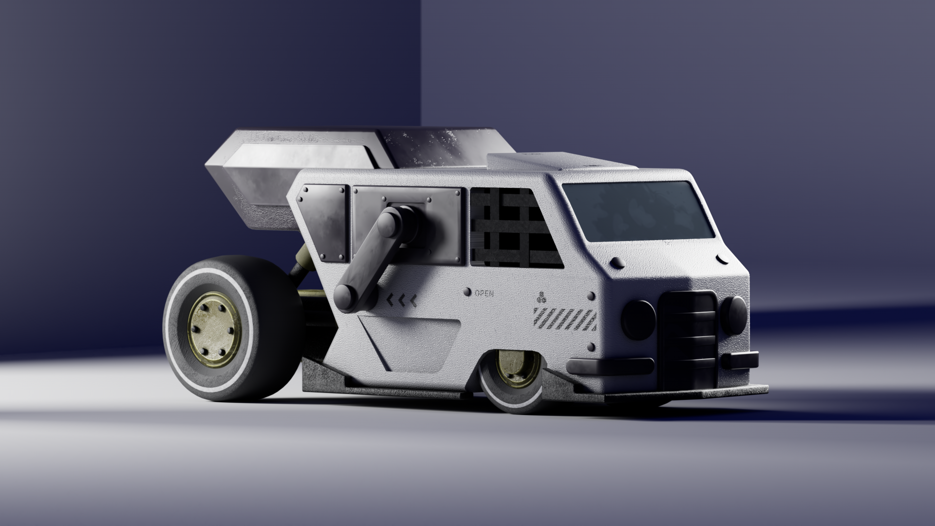 Cyberpunk，future，truck，3D printing，science fiction，Cyberpunk，future，truck，3D printing，science fiction，
